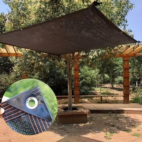 רשת צל שחורה 3x3 מ' לגינה ולמרפסת - 90% הצללה