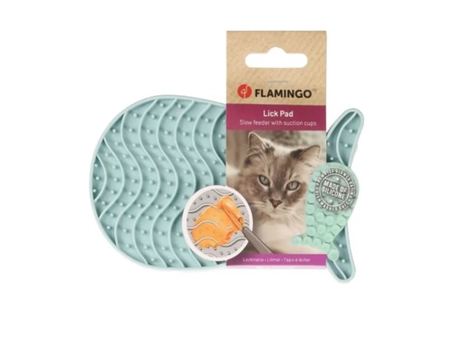 FLAMINGO פלמינגו משטח ליקוק עם וואקום בצורת דג