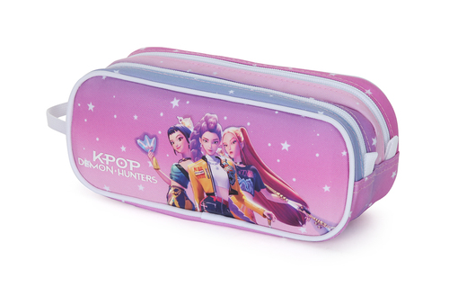 תיק + קלמר K-POP גרדיאנט ורוד