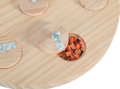 זולוקס מגש חטיפים מעץ NLIFE לארנבים NLIFE WOOD TREAT TRAY RAB