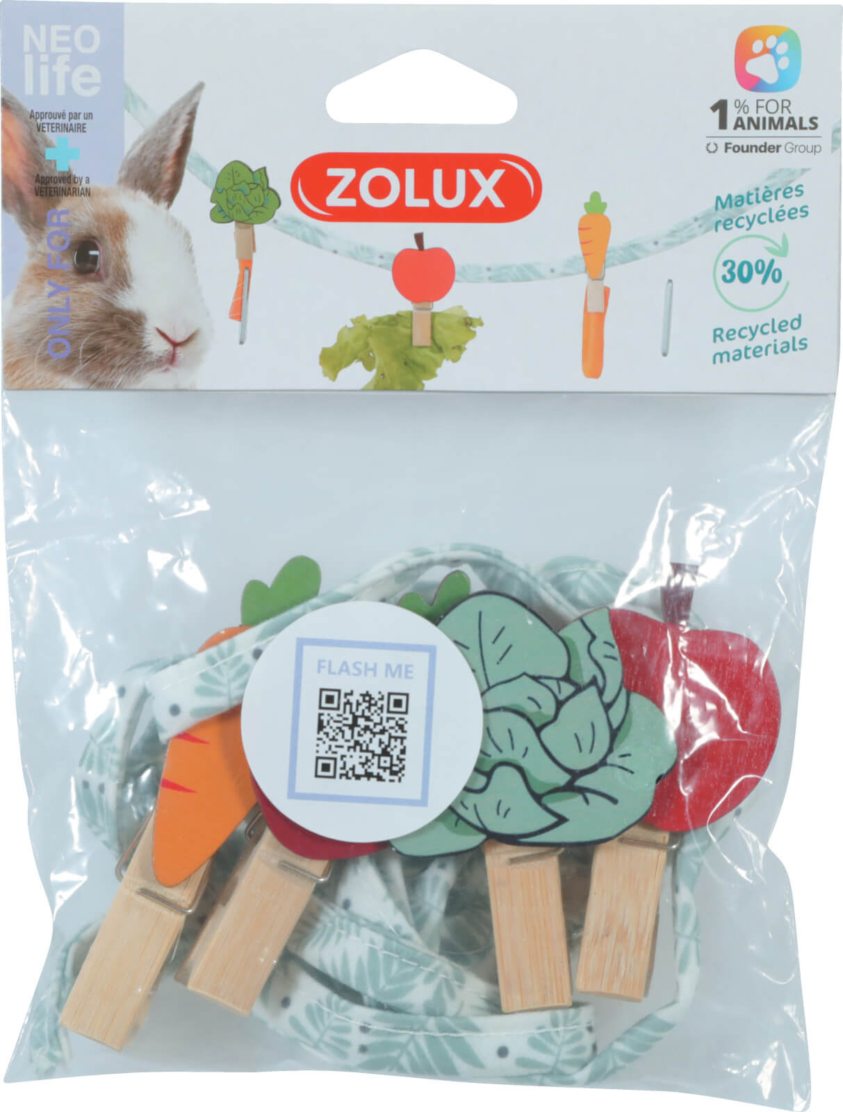 זולוקס חבל תלייה לחטיפים NLIFE באורך 150 ס"מ  NLIFE RABBIT TREAT ROPE 