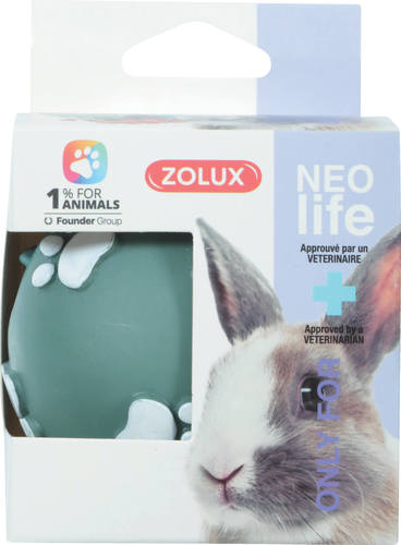 זולוקס כדור חטיפים NLIFE לארנבים בקוטר 7 ס