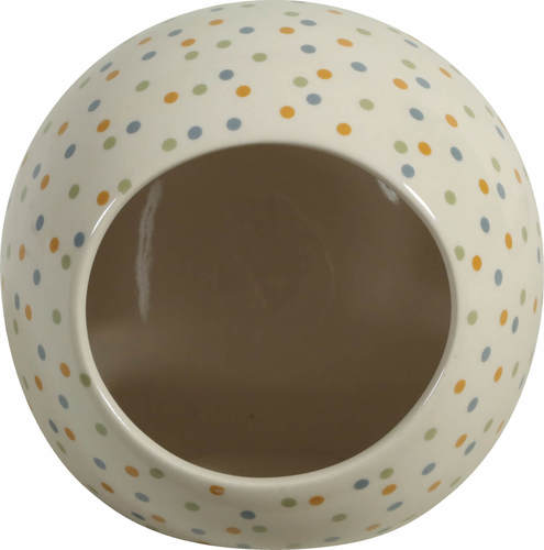זולוקס  בית קרמיקה COSY לאוגרים, המעניק מקום מסתור נעים, מבית זולוקס צרפת COSY CERAMIC HAMSTER HOUSE