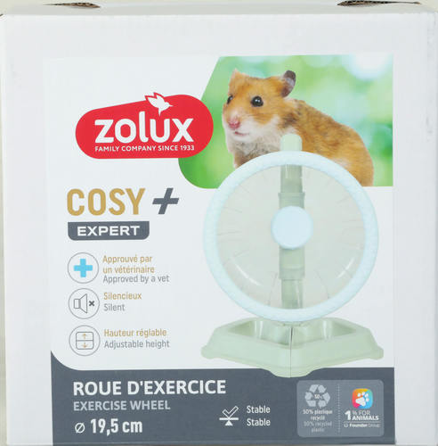 זולוקס גלגל ריצה שקט COSY בקוטר 19.5 ס