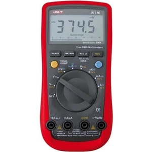 רב מודד דיגיטלי +מד טמפ AC/DC UT61D
