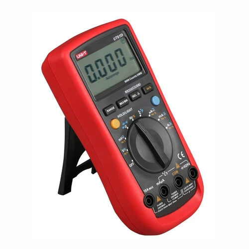 רב מודד דיגיטלי +מד טמפ AC/DC UT61D