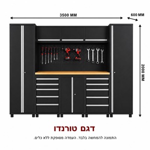 עמדת עבודה מודולרית ופתרונות אחסון - דגם טורנדו שלם מקדמה 1000 ש"ח ואת היתרה בסך של- 7000 ש"ח עם הגעת המוצר