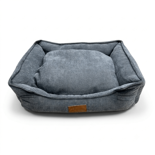 מיטת לקס KENNEL SELECT אפורה בד שניל כרית נשלפת 80 ס