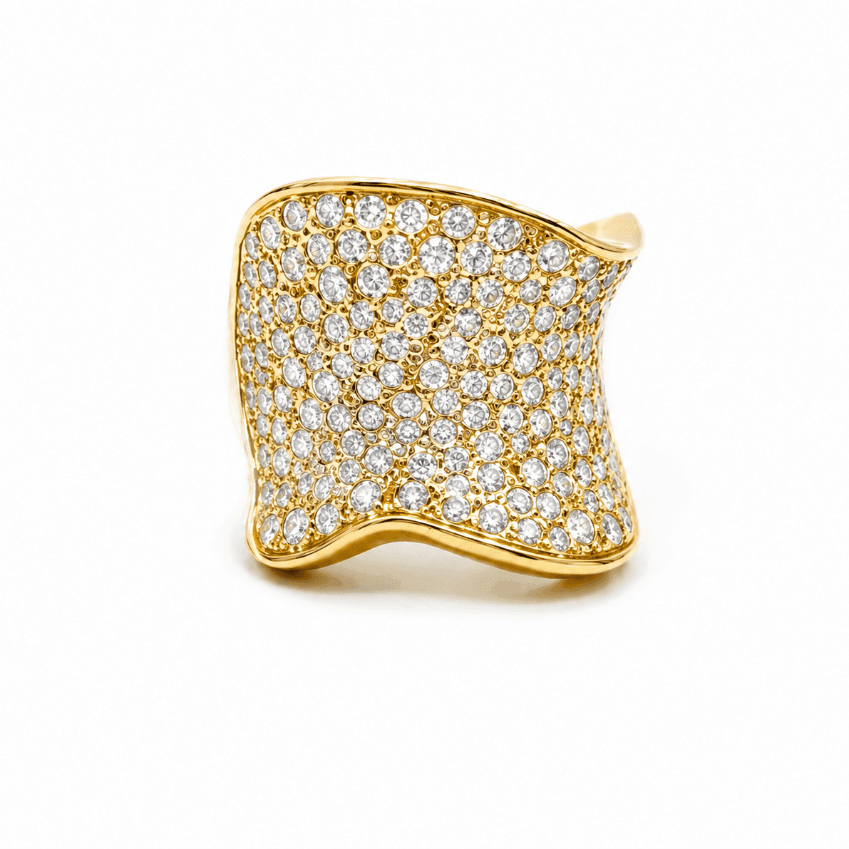 טבעת "גלקסיית יהלומים" (5.40CT) זהב 14K