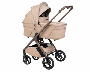 עגלת תינוק משולבת אליקס מתקפלת- ALIX Sportline (סדרת פרימיום 2026) צבע מוקה 
