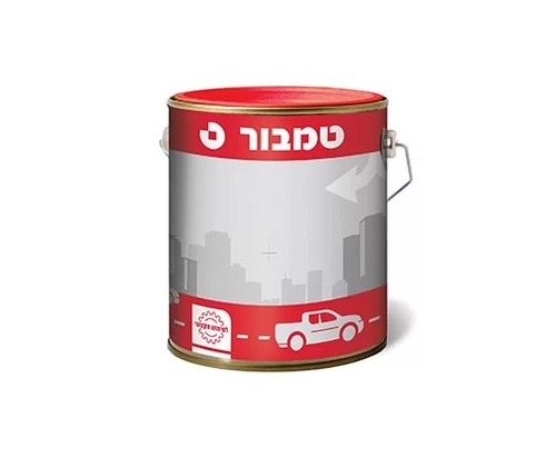 צבע לסימון כבישים צהוב - 4.5 ליטר 