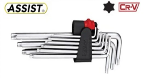 מפתח אלן טורקס 9 יחידות ASSIST CRV