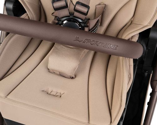 עגלת תינוק משולבת אליקס מתקפלת- ALIX Sportline (סדרת פרימיום 2026) צבע בז'