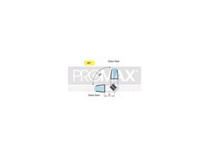פס אטימה למקלחון 6 ממ מגנטי פינתי - שחור PROMAX