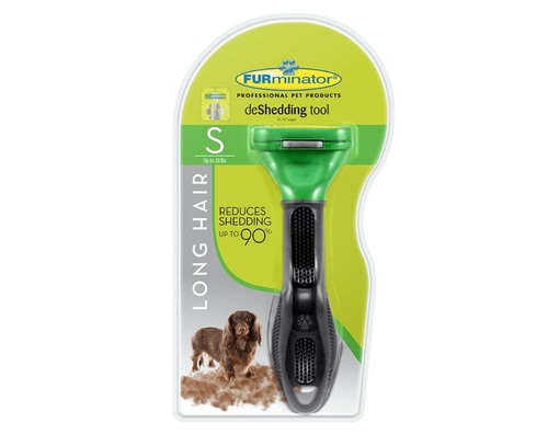 FURminator מסרק צפוף עם לחצן לפרווה ארוכה S