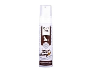 pure pet- מוס ללא שטיפה בניחוח עוגיות ווניל 225 מ"ל