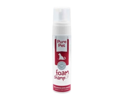 pure pet- מוס ללא שטיפה בניחוח קצף תות 225 מ