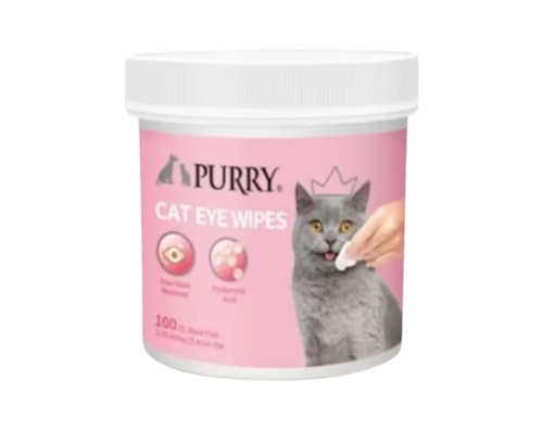 PURRY מגבוני ניקוי לעיניים לחתולים 50 יח'