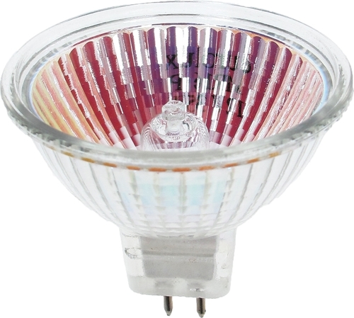 נורת ספוט הלוגן 230V 50W דיקרויקה 2800K לחיבור GU5.3 JCD-R