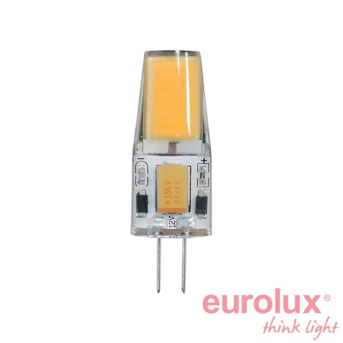 נורת לד נעיצה 12V AC/DC 3000K G4 2.5W COB לומן 280