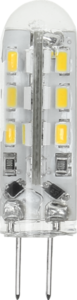 נורת לד נעיצה G4 2W אור לבן חם 2900K 12-24V לנברשות