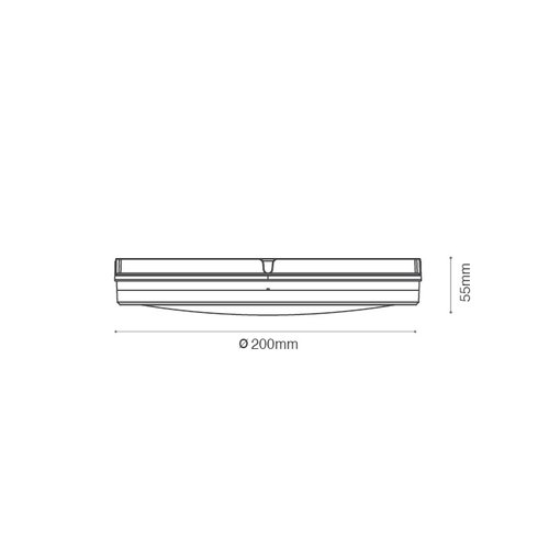 צמוד תקרה 40W עגול 30 סמ לבן אור מתחלף AURA IP65