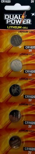 סוללת כפתור CR1620 ליתיום DUAL POWER