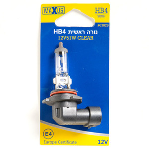 נורת הלוגן ראשית HB4 12V 51W - בבליסטר