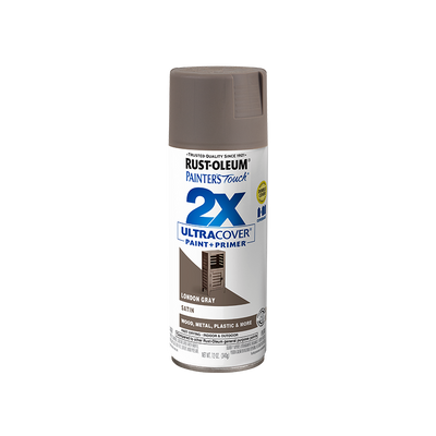 ספריי צבע 2X - אפור עכבר משי