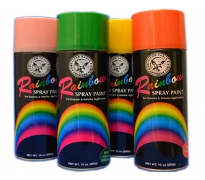 ספריי צבע 2X ריינבו - אדום כהה