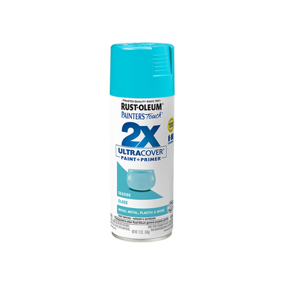 ספריי צבע 2X - טורקיז מבריק
