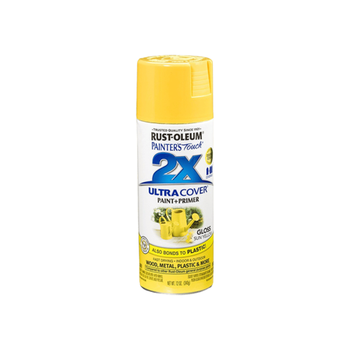 ספריי צבע 2X - צהוב חמניה מבריק