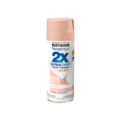 ספריי צבע 2X - ורוד כפרי