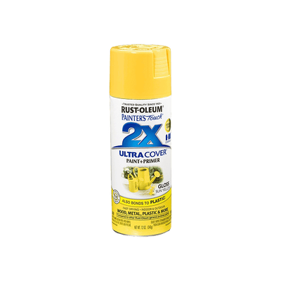 ספריי צבע 2X - צהוב מבריק