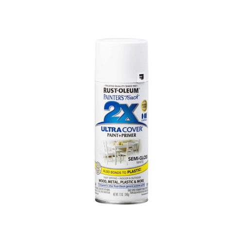 ספריי צבע 2X - לבן מבריק