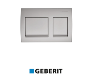 לחצן לניאגרה סמויה GEBERIT אלפא 15 כרום