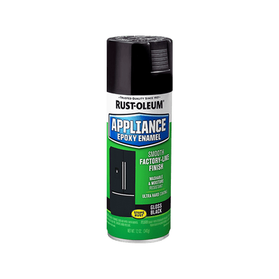ספריי אמייל אפוקסי לחידוש מוצרי חשמל - שחור RUST-OLEUM
