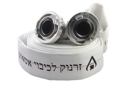 צינור בד 2 צול 15 מטר תקן ישראלי לזרנוק - כיבוי אש
