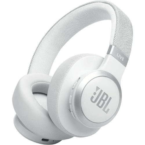 אוזניות קשת אלחוטיות צבע לבן JBL Live 770NC ANC