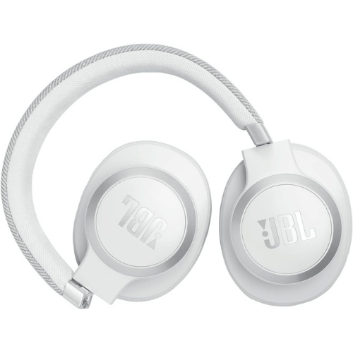 אוזניות קשת אלחוטיות צבע לבן JBL Live 770NC ANC