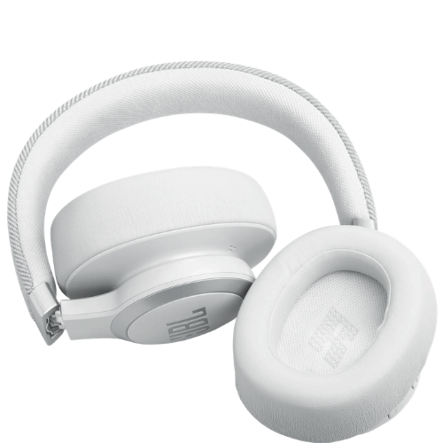 אוזניות קשת אלחוטיות צבע לבן JBL Live 770NC ANC