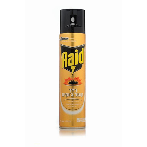 תרסיס קוטל ג'וקים 300 מל RAID