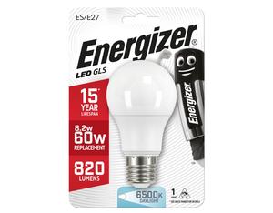 נורת לד E27 GLS 60W אור קר ENERGIZER