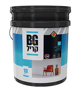בי ג'י קריל בסיס לבן P - גלון 5 ליטר