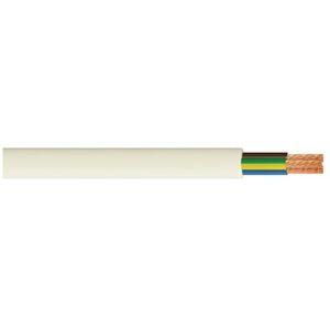 כבל חשמל לבן H05VV-F 3*1.5 - למטר