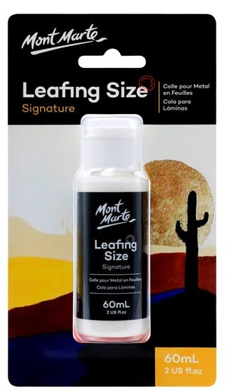 דבק לעלי זהב וכסף Mont Marte Leafing Size – 60 מ״ל