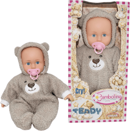 בובת תינוק Bambolina Teddy