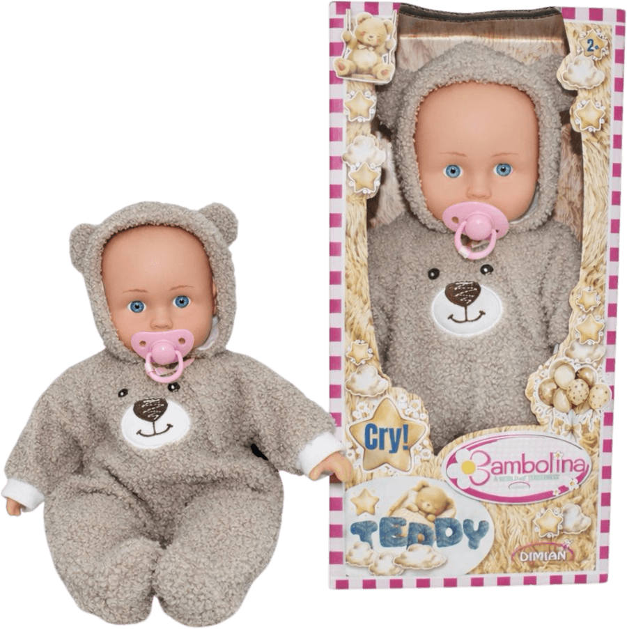 בובת תינוק Bambolina Teddy