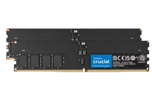 זכרון לנייח | Crucial Classic | DDR5 | 32GB 2X16 | 6400Mhz C52 CUDIMM