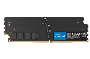 זכרון לנייח | Crucial Classic | DDR5 | 32GB 2X16 | 6400Mhz C52 CUDIMM